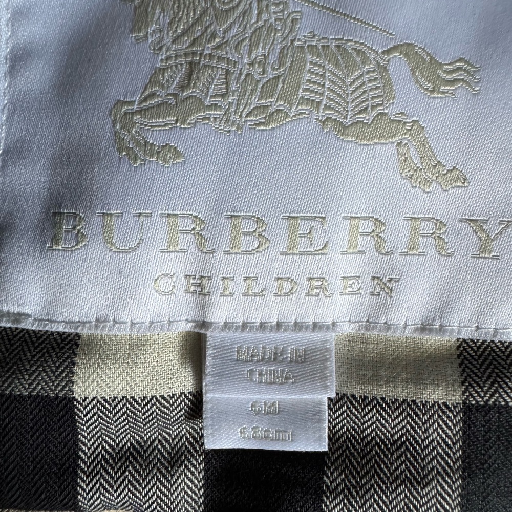 Burberry Navy Quilted baby Jacket - Picture 5 of 5
